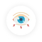 Lesser incidence of post procedure dry eye symptoms