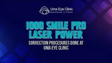 1000 SMILE PRO Laser Power Correction Procedures Done at Uma Eye Clinic