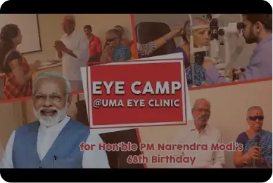 Eye Camp on PM Narendra Modi's 68th Birthday (Part1)| Uma Eye Clinic | Dr. Arulmozhi Varman