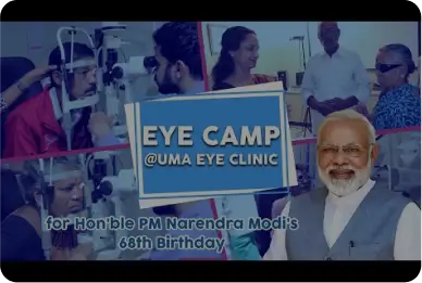 Eye Camp on PM Narendra Modi's 68th Birthday (Part2)| Uma Eye Clinic | Dr. Arulmozhi Varman